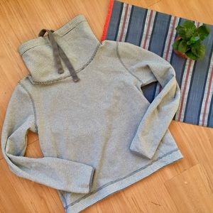 J. Crew funnel neck reversible sweatshirt